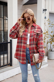 PREORDER Plaid Button Up Long Sleeve Shirt