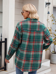 PREORDER Plaid Button Up Long Sleeve Shirt