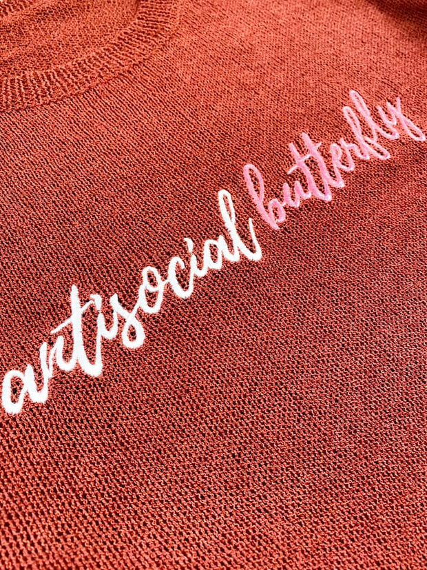 Antisocial Knitted Crewneck