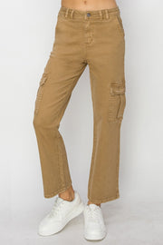 Risen High Rise Cargo Jeans