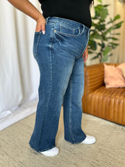 RFM High Rise Tummy Control Wide Leg Jeans