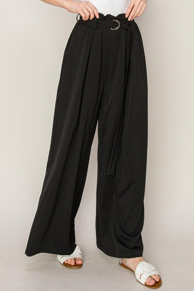 Paperbag Waist Wide Leg Pants