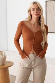 Button Down Long Sleeve Knit Cardigan 2 Colors