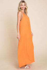 Tie Back Maxi Cami Dress