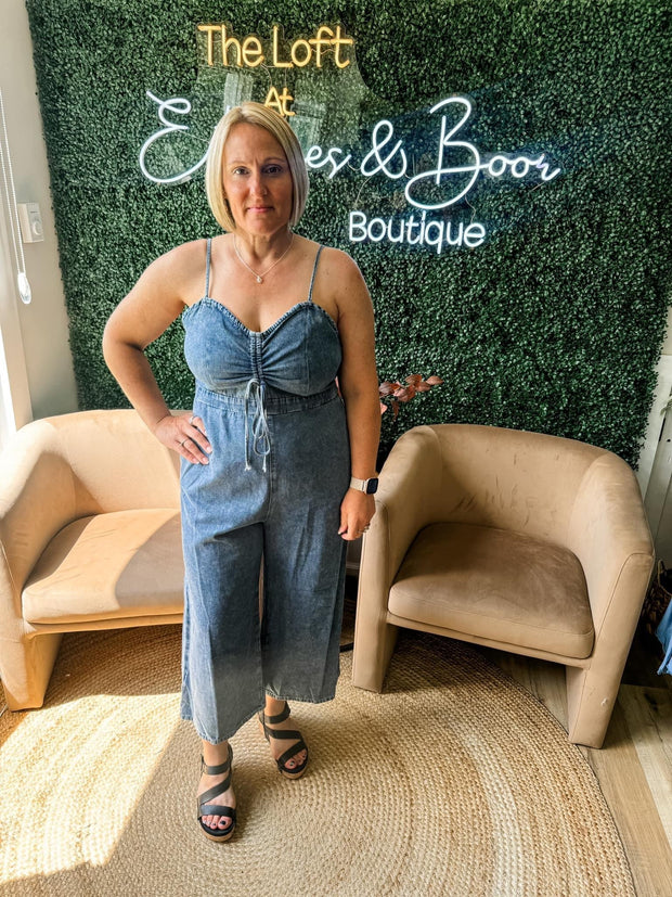 Take Advantage Denim Jumpsuit