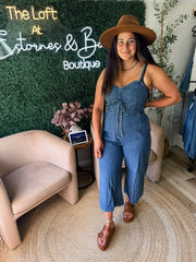 Take Advantage Denim Jumpsuit