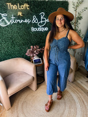 Take Advantage Denim Jumpsuit