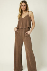 Casandra Sleeveless LayeredJumpsuit