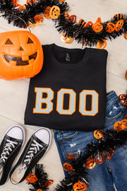 PREORDER: Glow in the Dark Boo Applique Sweatshirt