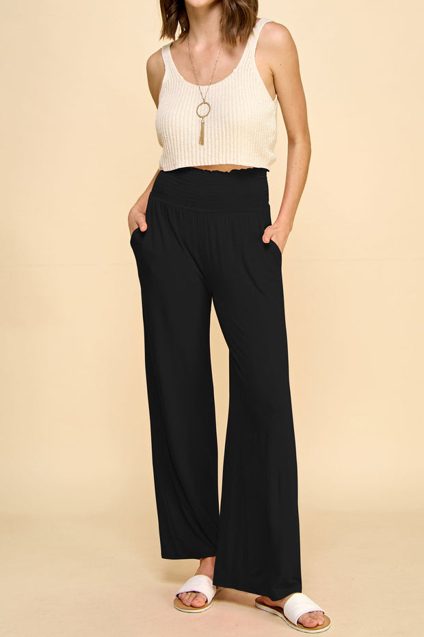 Let’s Be Friends Palazzo Pants Black