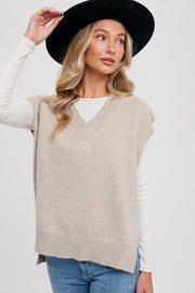 Audrey Soft Oversized Sweater Vest