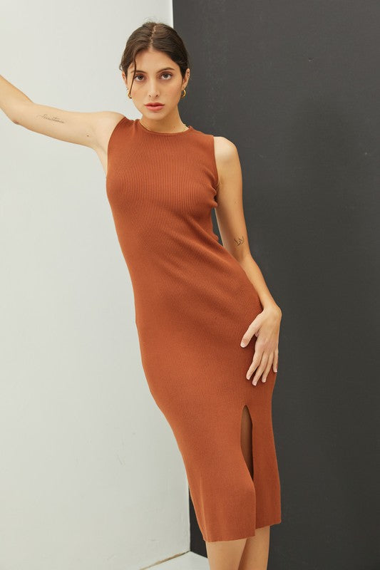 Our First Date Ribbed Dress