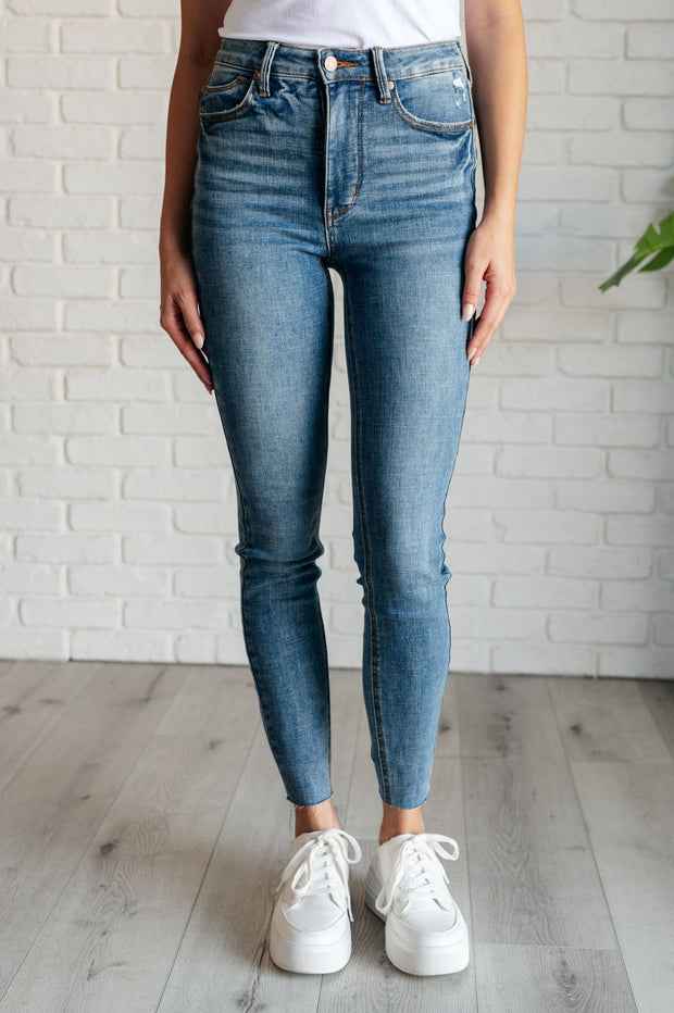 JUDY BLUE Nicole Tummy Control Skinny Jeans in Vintage Wash