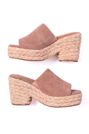 CORKYS Solstice Espadrille Wedge in Blush