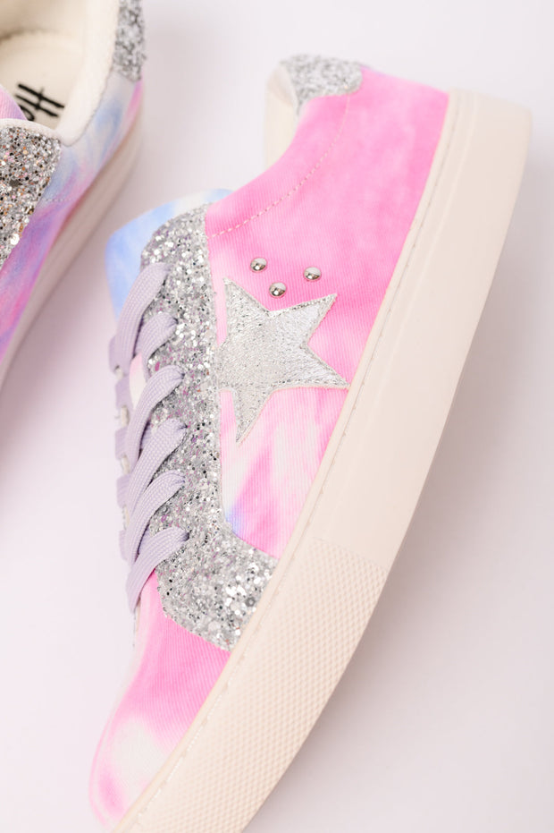 CORKYS Supernova Sneakers in Pastel Tie Dye