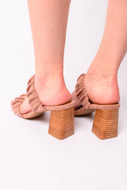 CORKYS Tropic Like it's Hot Heels in Blush Suede