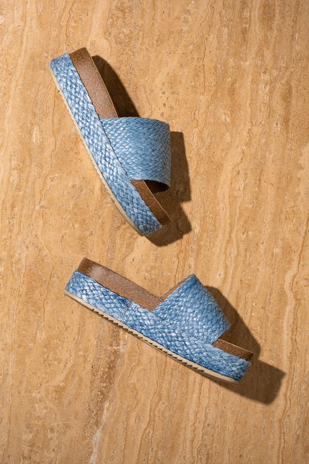 Anna Sandals in Blue