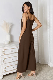 Spaghetti Strap V-Neck Jumpsuit