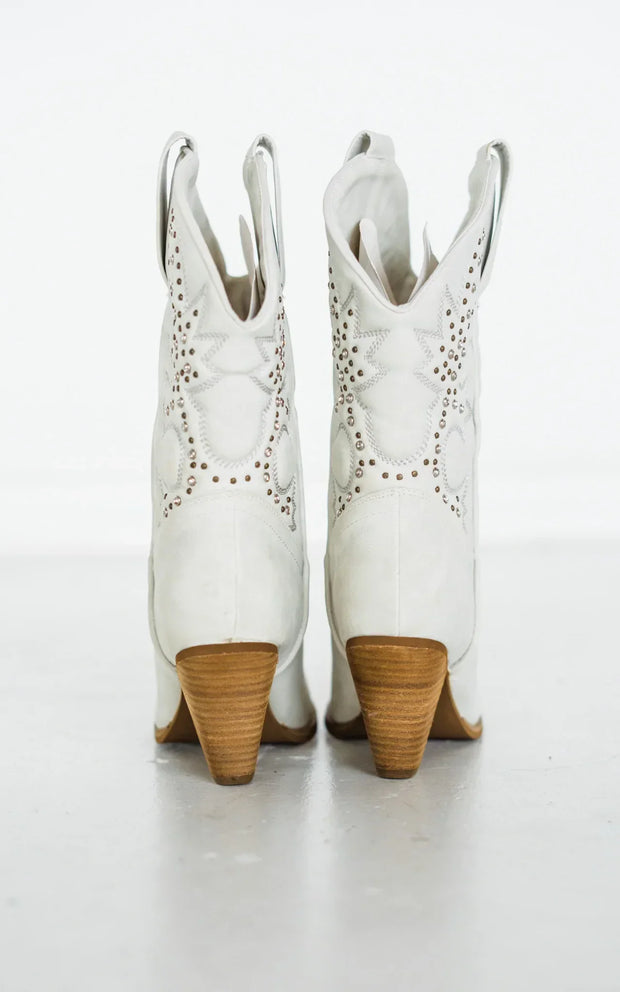 Houston Western Boots in White